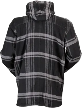 Z1R Timber Flannel Shirt - Black/Gray - 2XL 3040-2836