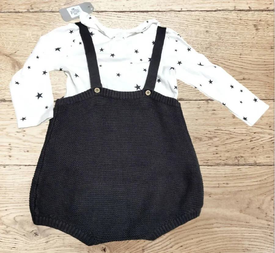 Za Closet Outlet Primark Baby 2 Pieces Overall 9_12Month